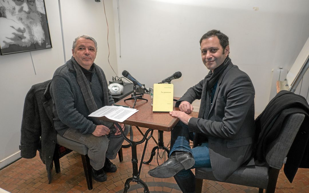 Avec Michael Prazan pour son livre La Passeuse, Grasset
